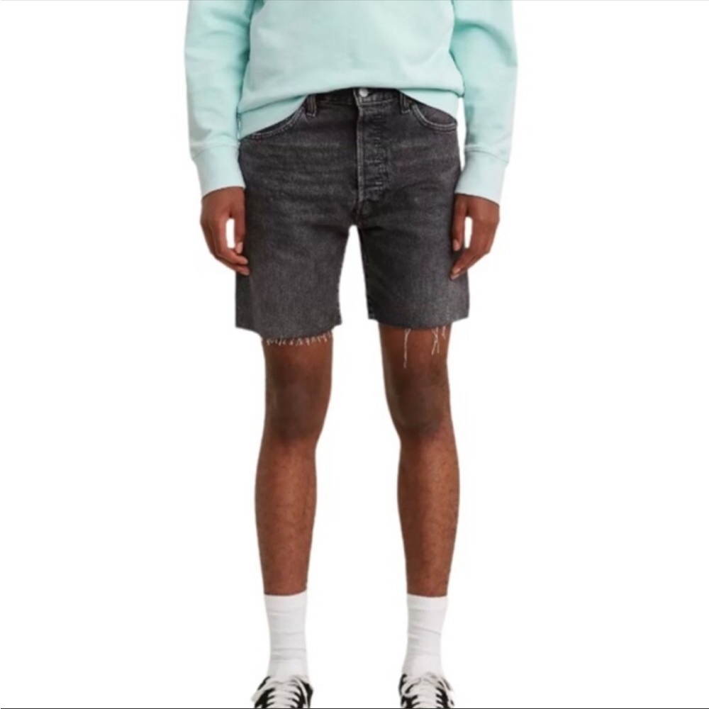 NWT Levi's Premium 501 '93 CUT-OFF 7” DENIM SHORTS Size 38